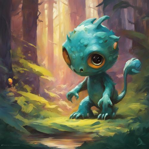 misterious-cute-monster-character-Environmental-concept-art-illustrating-the-mystical-society-of-le-4